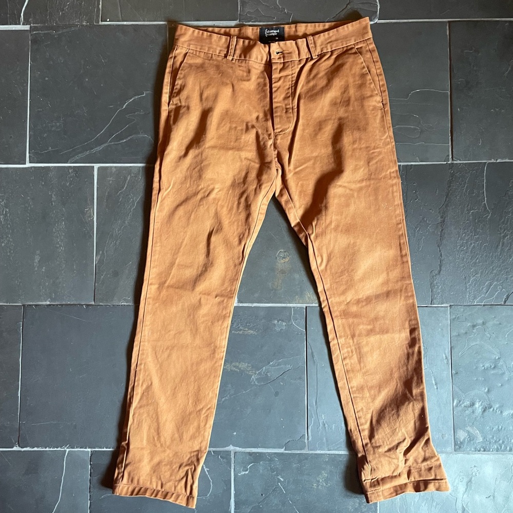 Brown tailored khaki